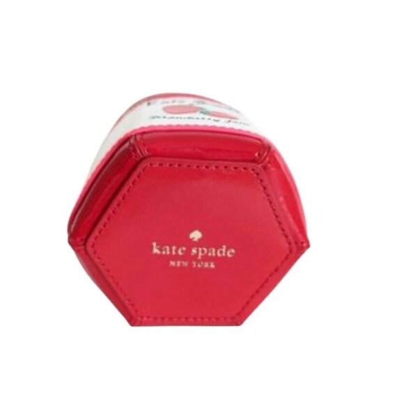 Kate Spade Red Strawberry Jam Jar Crossbody Bag | Gold Hardware - Picture 7 of 8